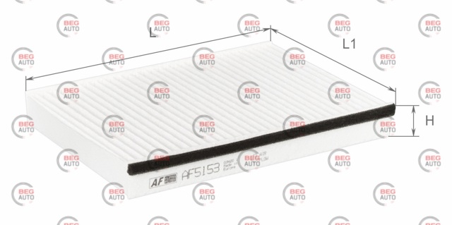 Filtr kabiny Alpha Filter AF5153 cena, od 8,18 USD