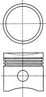 8745000000 Nural Tłok, komplet do jednego cylindru, STD