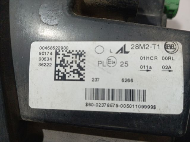 Reflektor lewy Peugeot/Citroen 1682748980 cena, od 404,87 USD