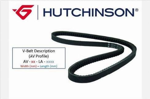 Pas napędowy mechanizmów AV13LA1500 Hutchinson