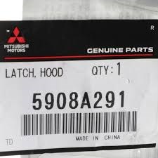 Zamek maski Mitsubishi 5908A291 cena, od 56,87 USD