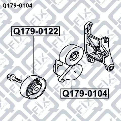 Napinacz paska napędowego Q-fix Q1790104 cena, od 47,33 USD