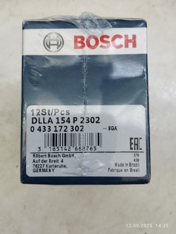 Do koszyka DLLA154P2302 Bosch Rozpylacz wtrysku diesla
