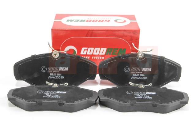 Klocki hamulcowe przednie tarczowe Goodrem RM1184 cena, od 26,40 USD