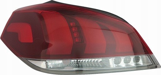 Lampa zespolona tylna lewa 9807242780 Peugeot/Citroen