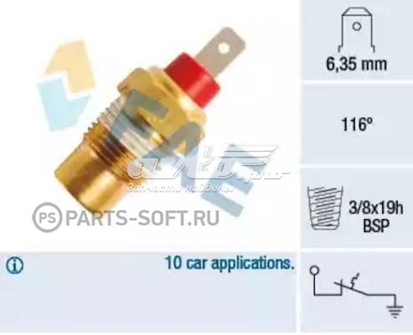 9772447000 Hyundai/Kia Czujnik temperatury płynu chłodzącego
