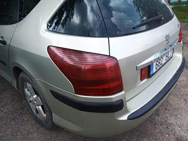 Zderzak tylny Peugeot 407 SW (6E)