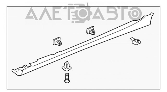 Do koszyka 877523S000 Hyundai/Kia Nakładka (listwa ochronna) na próg zewnętrzna prawa