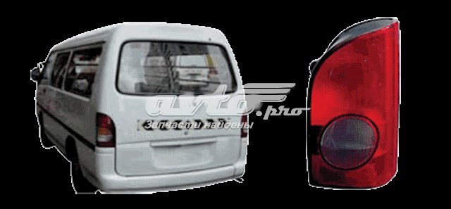  Lampa zespolona tylna prawa Hyundai H100 