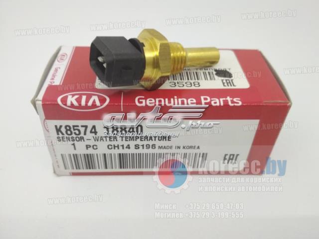 Do koszyka K857418840 Hyundai/Kia Czujnik temperatury płynu chłodzącego