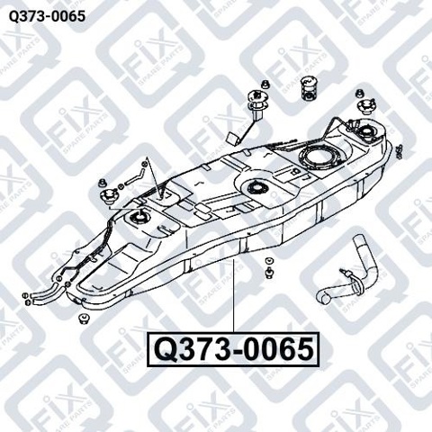 Zbiornik paliwa Q3730065 Q-fix