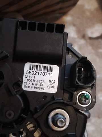 Alternator Fiat/Alfa/Lancia 5802170711 cena, od 141,31 USD