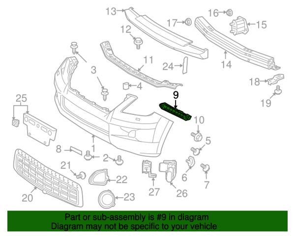 Wspornik zderzaka przedniego lewy Toyota 5211660190 cena, od 26,44 USD