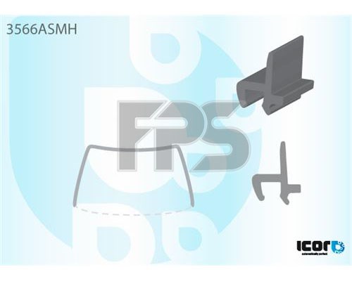 Listwa ochronna szyby przedniej Ford Focus II kabriolet (CA5) (2006 - 2010) cena, od 52,29 USD