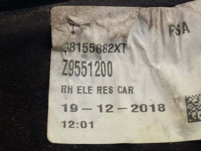 Lusterko wsteczne prawe Peugeot/Citroen 98155882XT cena, od 114,81 USD