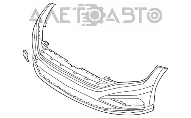 Zderzak przedni FPS FP7447900 cena, od 80,61 USD