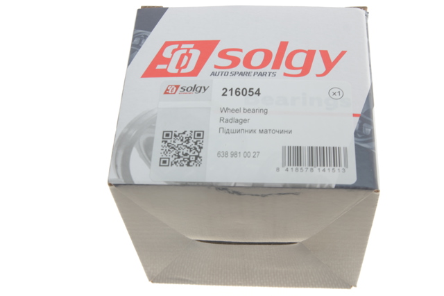 216054 Solgy Lożysko piasty tylnej/przedniej