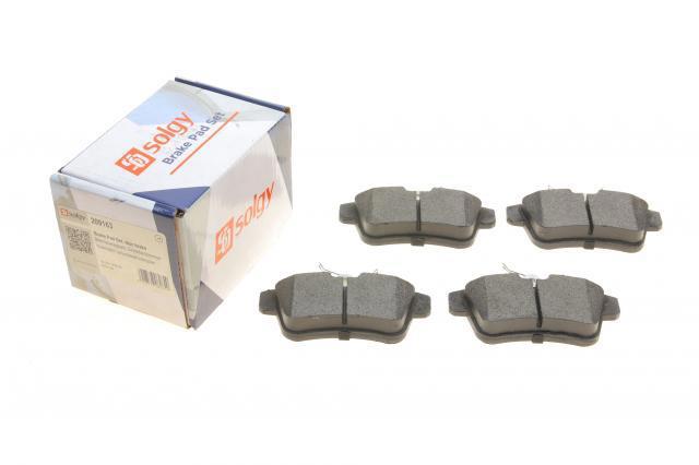 Okładziny (klocki) do hamulców tarczowych tylne Solgy 209163 cena, od 25,24 USD