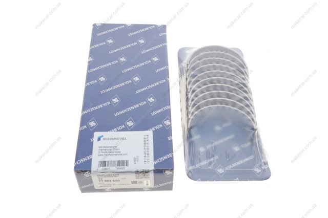 Panewki główne wału korbowego, zestaw, standardowe (STD) Kolbenschmidt 77981600 cena, od 40,91 USD