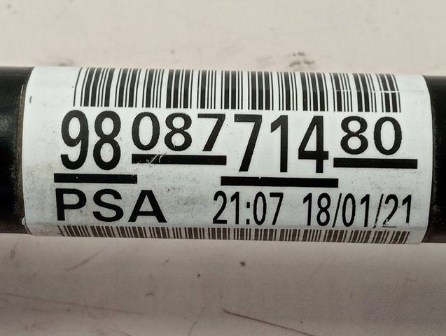 9808771480 Peugeot/Citroen Półoś napędowa przednia lewa