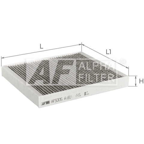 AF5005A Alpha Filter Filtr kabiny