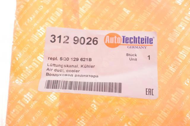 Do koszyka 3129026 Autotechteile Wlot powietrza do filtra powietrza