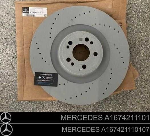 Do koszyka A167421110107 Mercedes Tarcza hamulcowa przednia