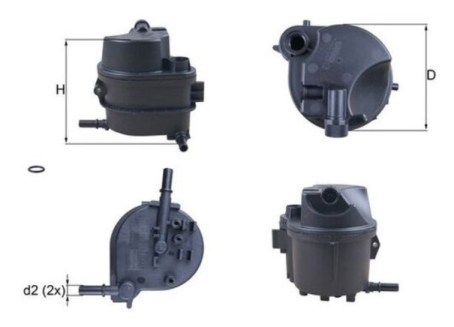 KL777D Mahle Original Filtr paliwa