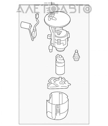 Moduł pompy paliwowej z czujnikiem poziomu paliwa do Mazda CX-5 I KE, GH