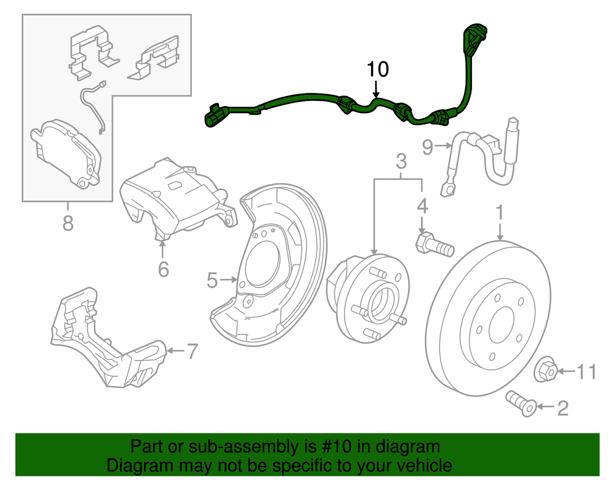Czujnik ABS przedni General Motors 42686717 cena, od 37,60 USD