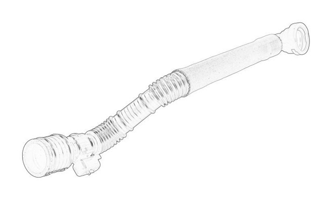 Króciec wentylacji kadłuba (separatora oleju) do Peugeot 807  E