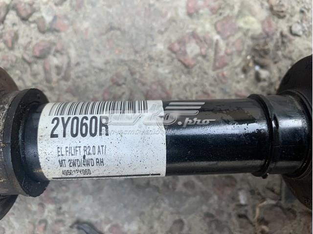Do koszyka 495012Y060 Hyundai/Kia Półoś napędowa przednia prawa
