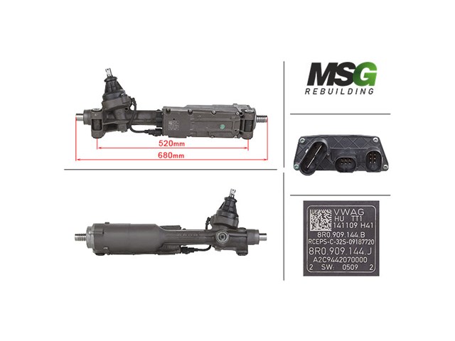 Listwa kierownicza (maglownica) AU405NL00R MSG Rebuilding
