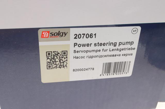 Do koszyka 207061 Solgy Pompa wspomagania hydraulicznego kierownicy