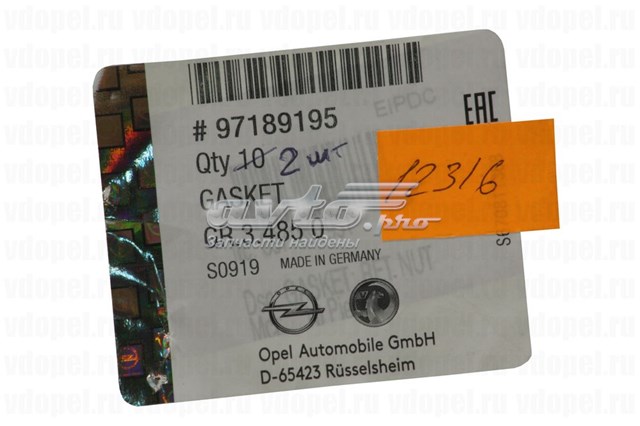 Zestaw naprawczy wtryskiwacza General Motors 821206 cena, od 7,11 USD