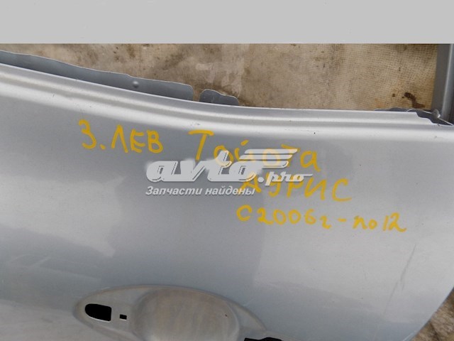 Do koszyka Drzwi tylne lewe Toyota Auris JPP E15
