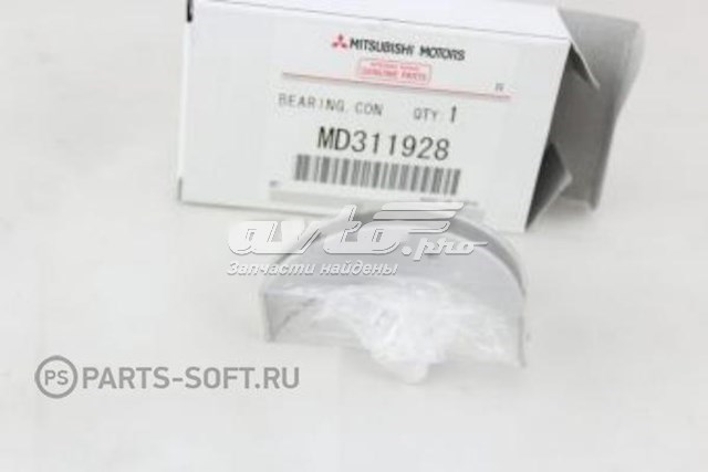 Panewki korbowodowe wału korbowego, zestaw, standardowe (STD) Mitsubishi MD311928