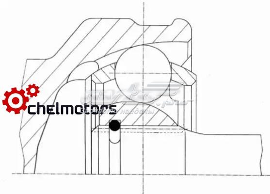 Do koszyka 303995 GKN-Spidan Przegub homokinetyczny przedni zewnętrzny