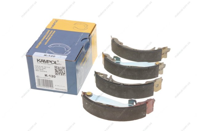 Klocki hamulcowe tylne bębnowe Kampol K120