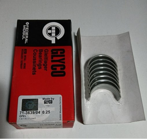 Do koszyka 7136394025MM Glyco Panewki korbowodowe wału korbowego, zestaw, 1. naprawa (+0,25)