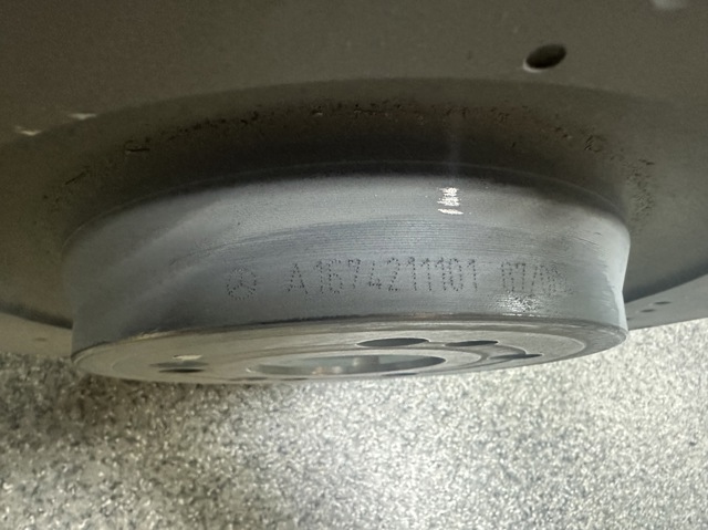 A167421110107 Mercedes Tarcza hamulcowa przednia