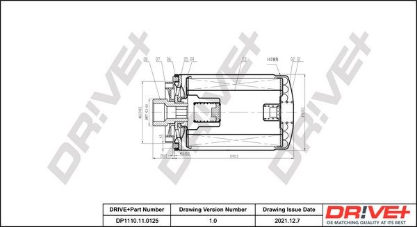DP1110.11.0125 Dr!ve+ filtr oleju