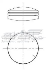 Do koszyka 028RS101010V0 Mahle Original Pierścienie tłokowe na 1 cylinder, STD.