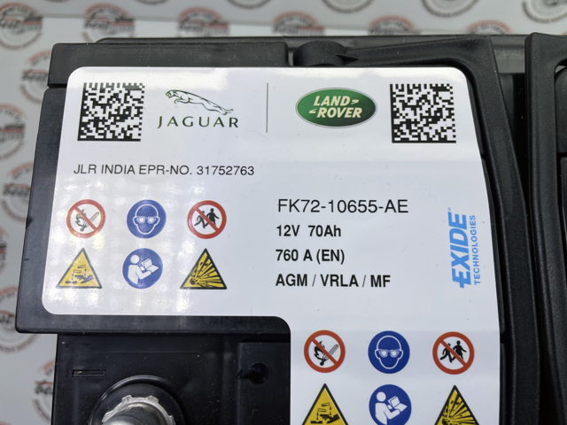 Bateria (akumulator) Land Rover LR033178 cena, od 124,63 USD