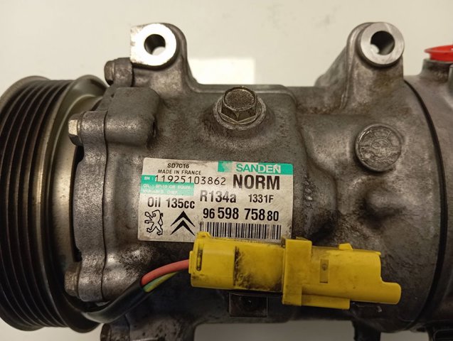 Do koszyka 9825868180 Peugeot/Citroen Sprzęgło sprężarki klimatyzacji