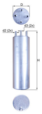 Filtr paliwa Mahle Original KL22911 cena, od 37,19 USD