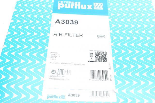 A3039 Purflux Filtr powietrza