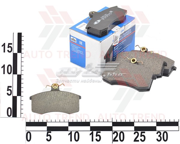 Klocki hamulcowe przednie tarczowe Lada 21080350180082 cena, od 22,13 USD