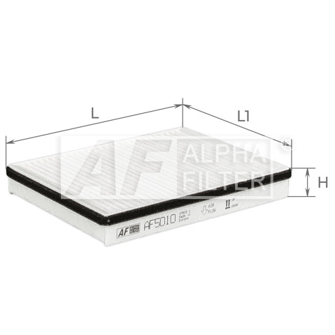 Do koszyka AF5010 Alpha Filter Filtr kabiny