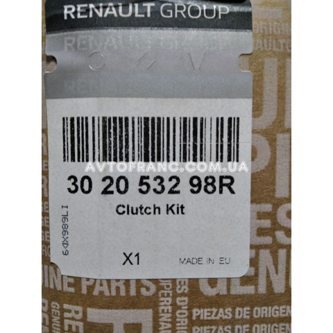 Do koszyka 302053298R Renault (RVI) Zestaw sprzęgła (3 części)